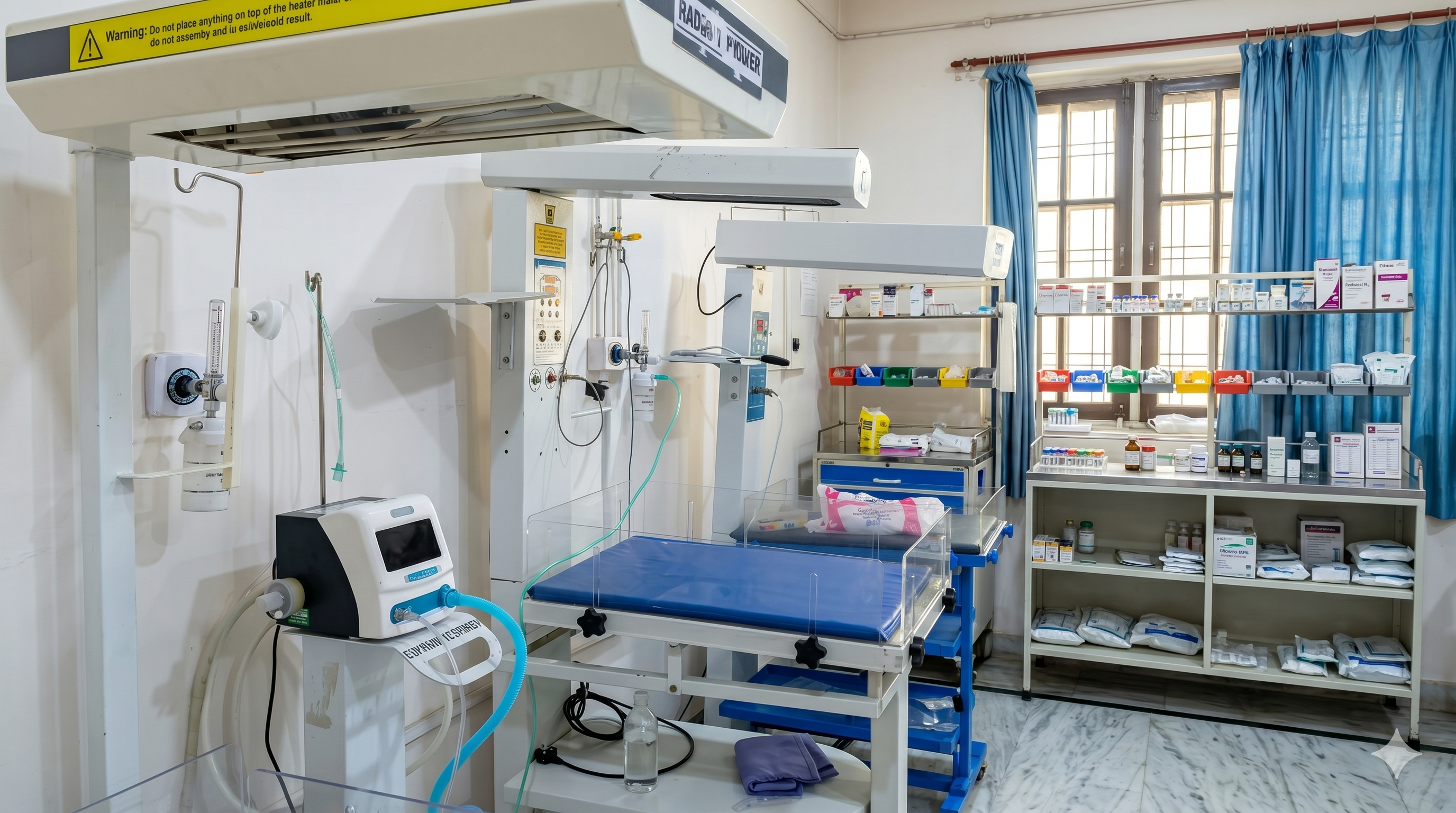 Advanced Neonatal Monitoring · Sterile NICU Zone